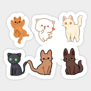 All about cats- kawaii Sticker